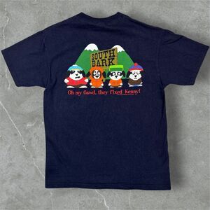 Vintage 90s Big Dogs South Bark They Fixed Kenny South Park Parody Tee - Medium